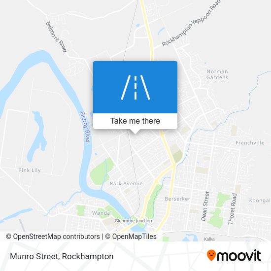 Munro Street map
