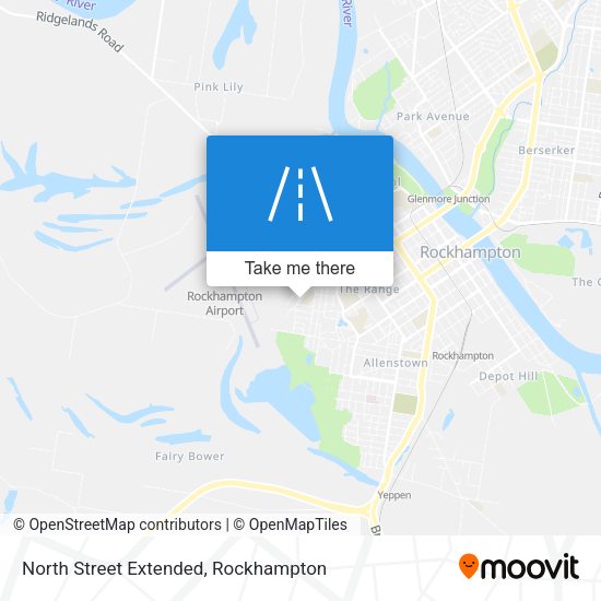 North Street Extended map