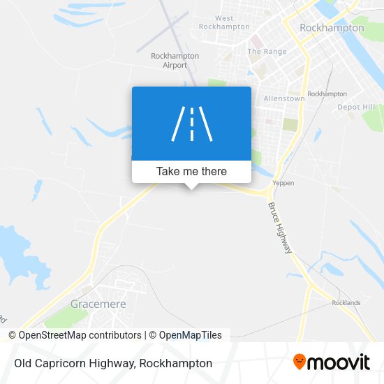 Old Capricorn Highway map