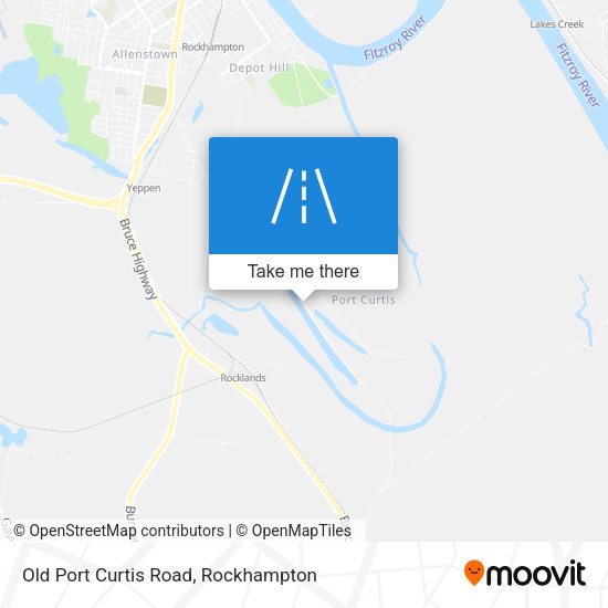 Old Port Curtis Road map