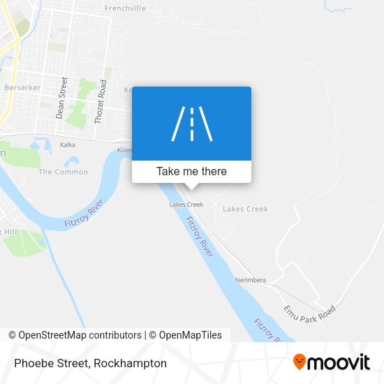 Phoebe Street map