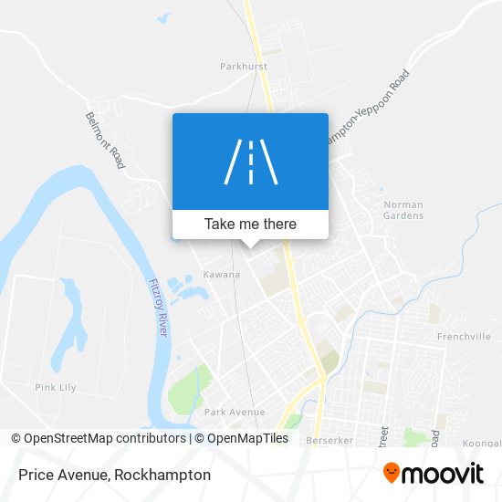 Mapa Price Avenue