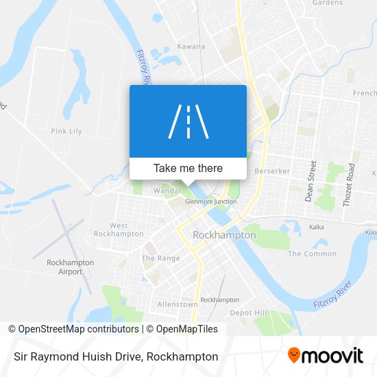 Sir Raymond Huish Drive map