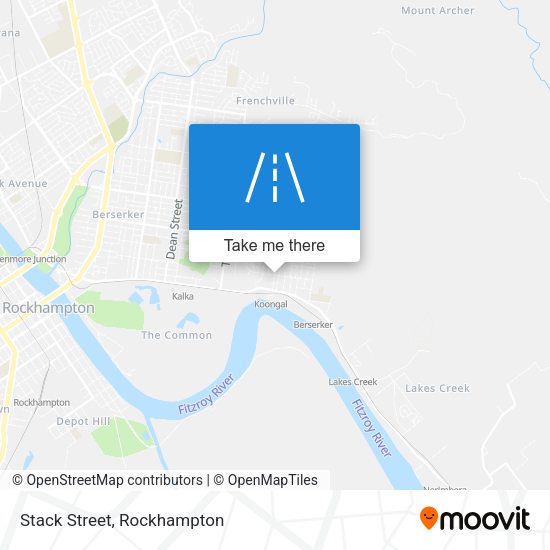 Stack Street map