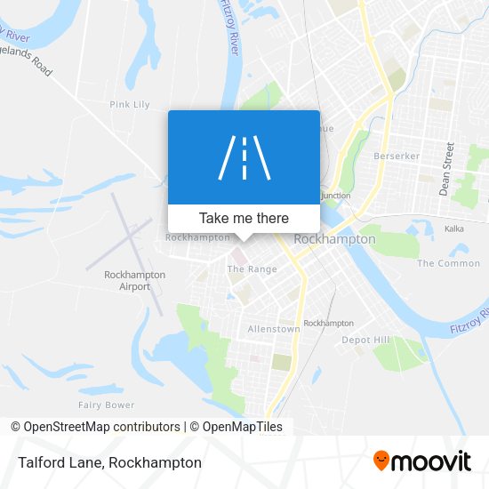 Talford Lane map