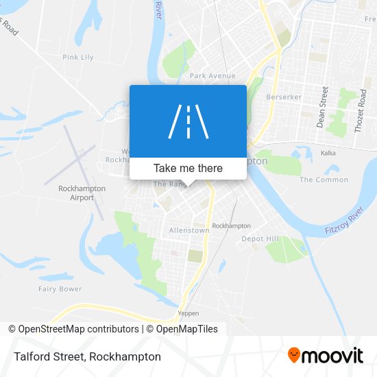 Talford Street map
