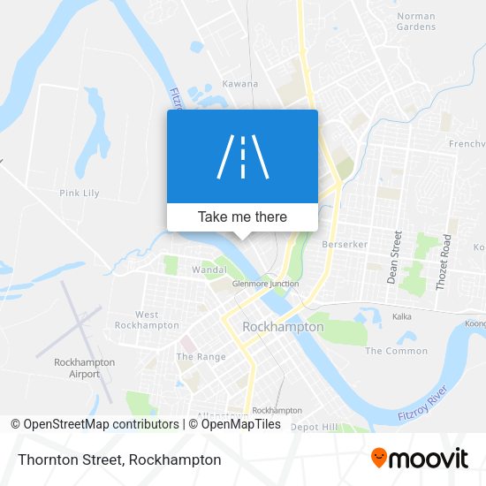 Thornton Street map