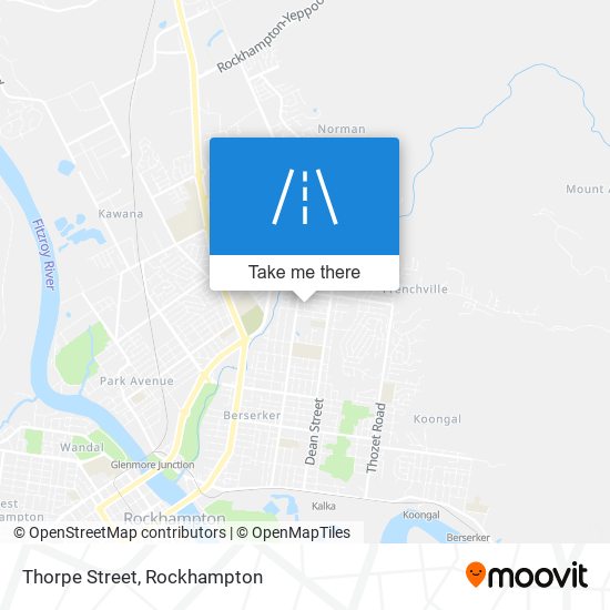 Thorpe Street map