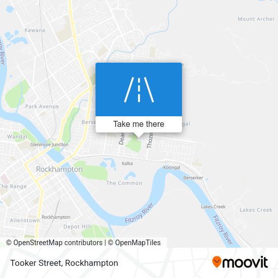Tooker Street map
