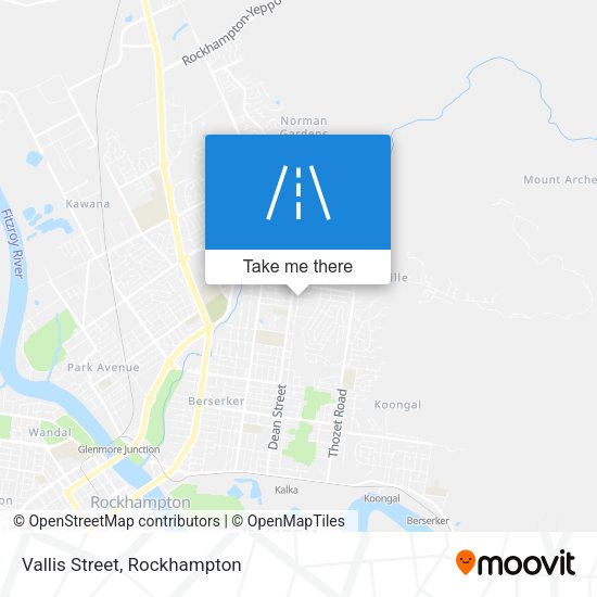 Vallis Street map