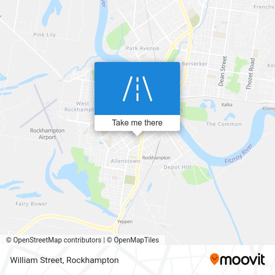 William Street map