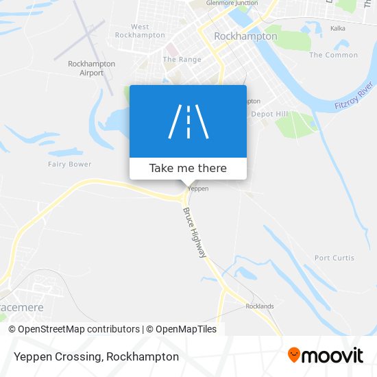 Mapa Yeppen Crossing