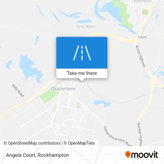 Angela Court map