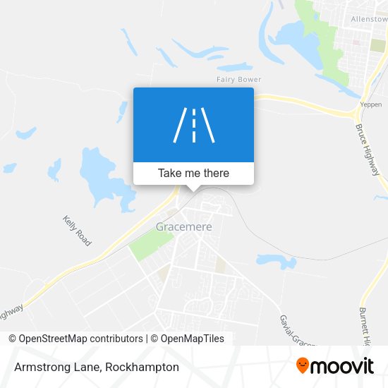 Armstrong Lane map