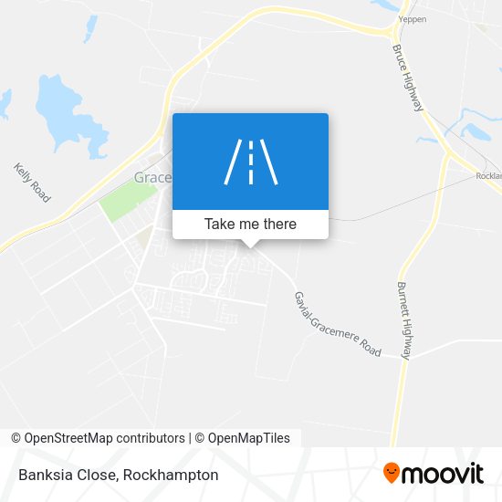 Banksia Close map