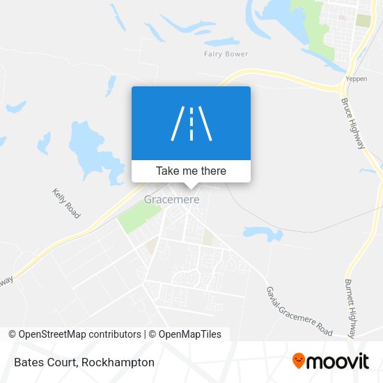 Bates Court map