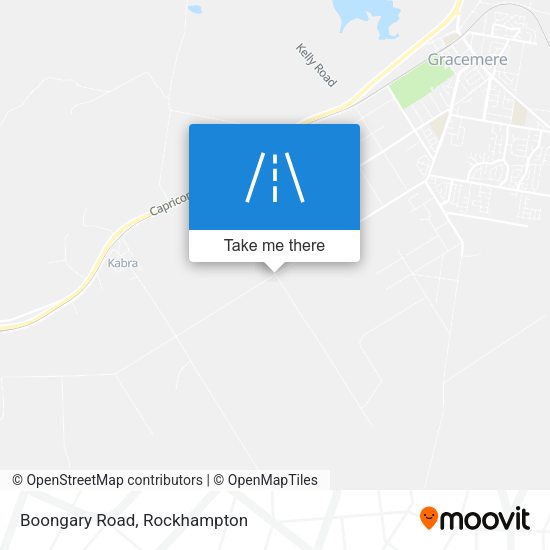 Boongary Road map