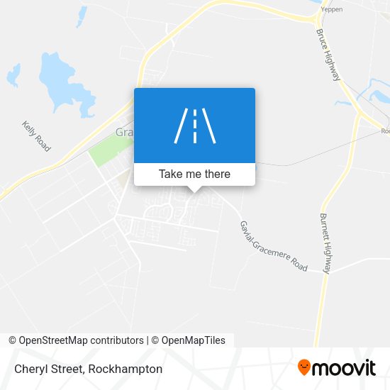 Cheryl Street map
