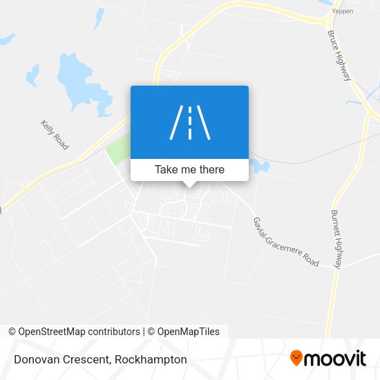 Donovan Crescent map