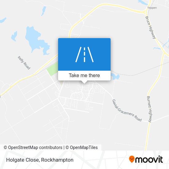 Holgate Close map