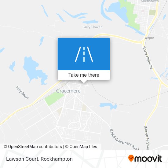 Lawson Court map