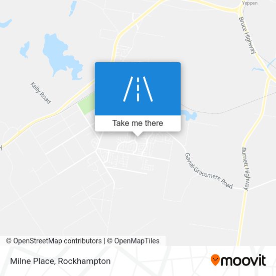 Milne Place map