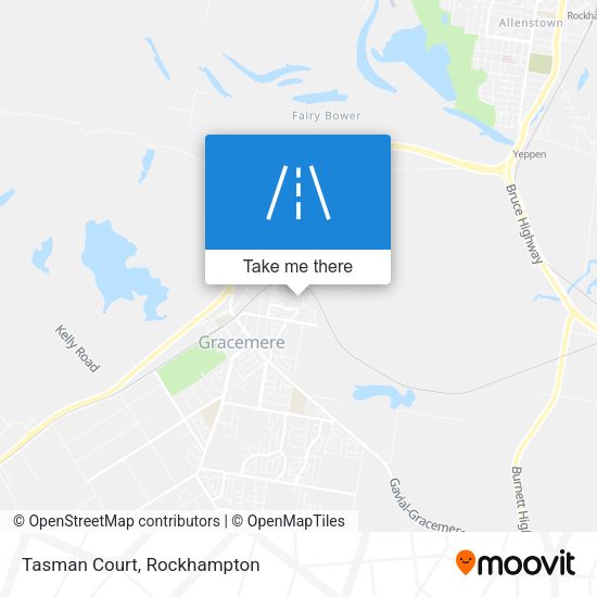 Tasman Court map