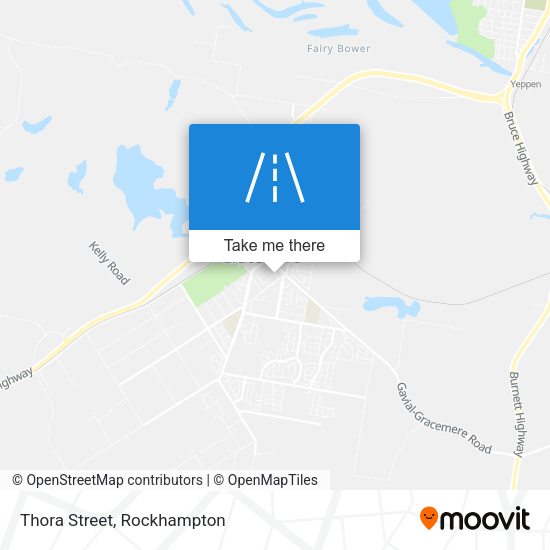 Thora Street map