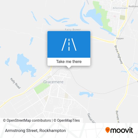 Armstrong Street map