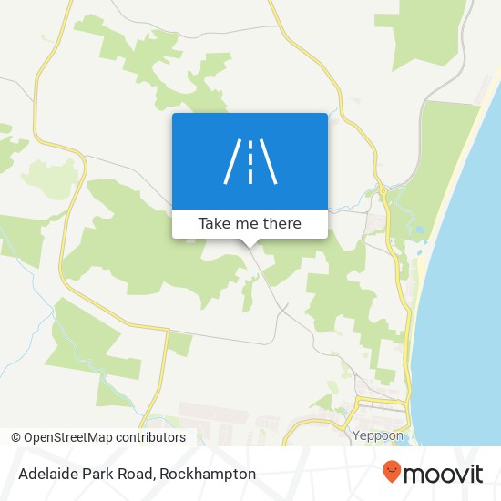 Adelaide Park Road map