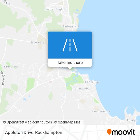 Mapa Appleton Drive