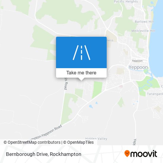 Bernborough Drive map