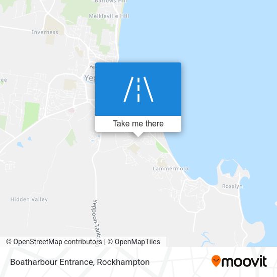 Boatharbour Entrance map