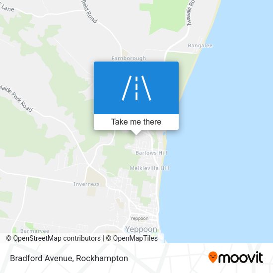 Bradford Avenue map