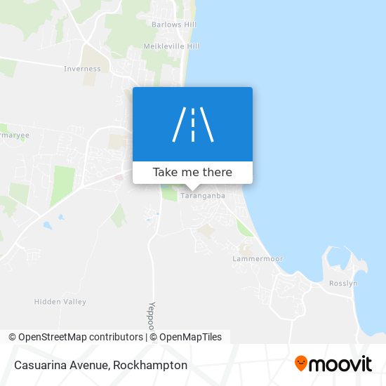 Casuarina Avenue map