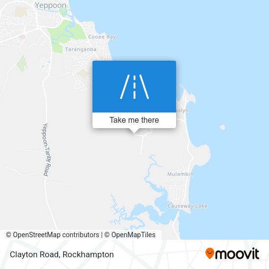 Clayton Road map