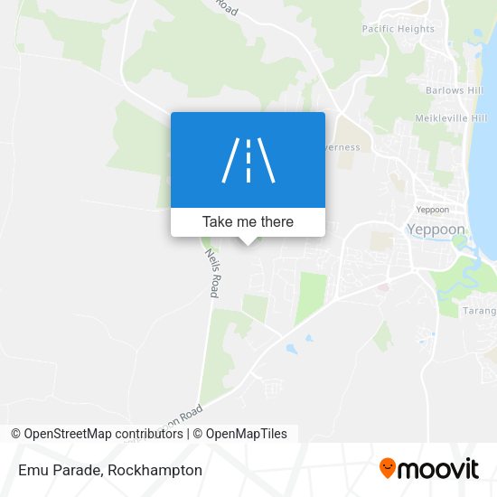 Emu Parade map