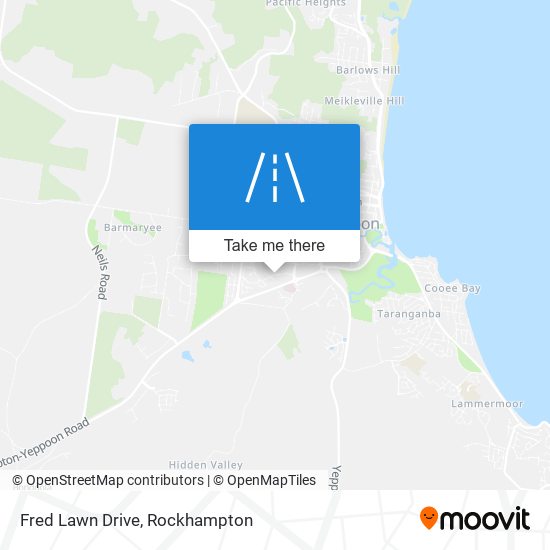 Mapa Fred Lawn Drive