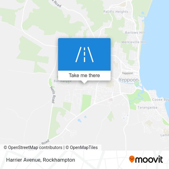 Harrier Avenue map