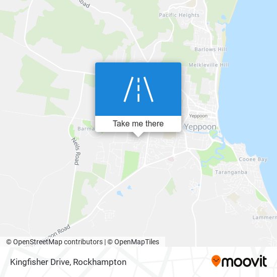 Mapa Kingfisher Drive