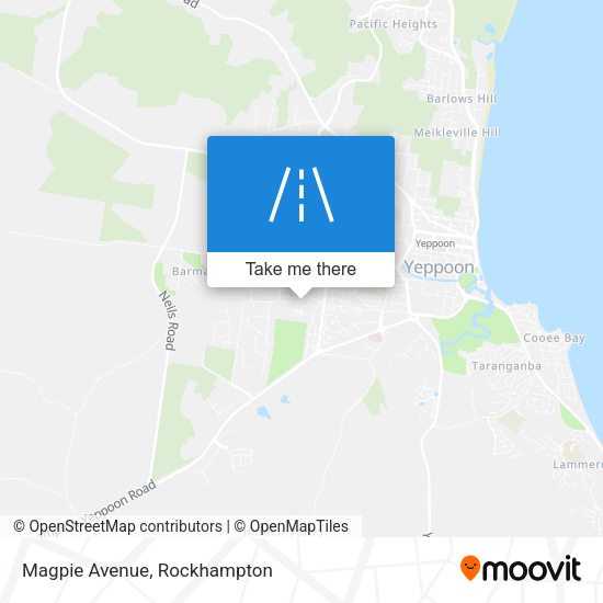 Magpie Avenue map