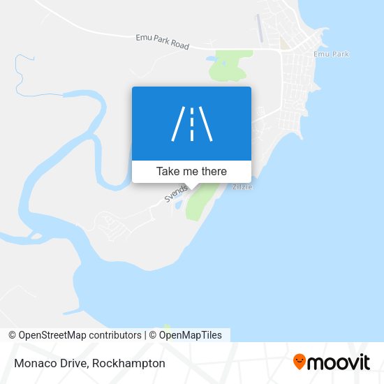 Monaco Drive map