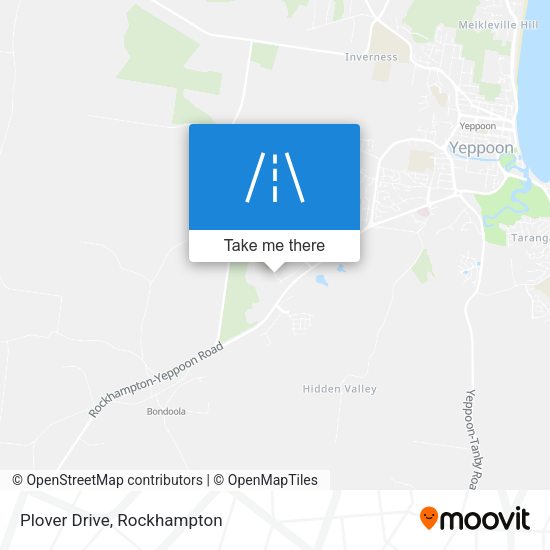 Plover Drive map
