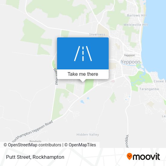 Putt Street map