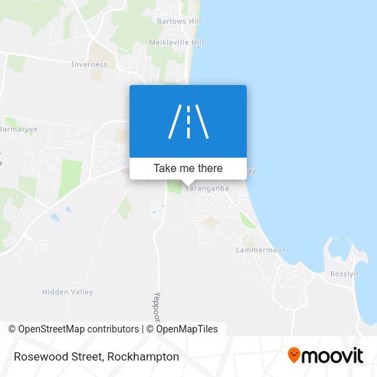 Rosewood Street map