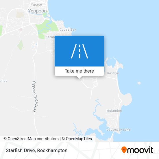 Starfish Drive map