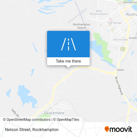 Nelson Street map