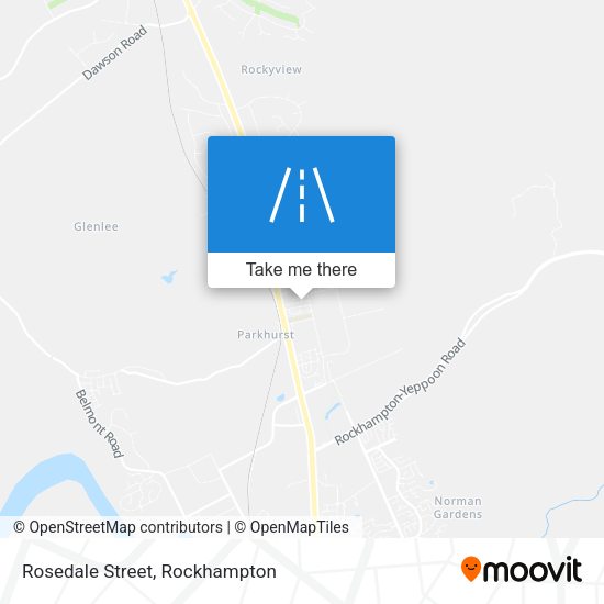 Rosedale Street map