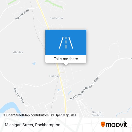 Michigan Street map