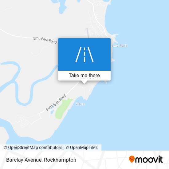 Barclay Avenue map